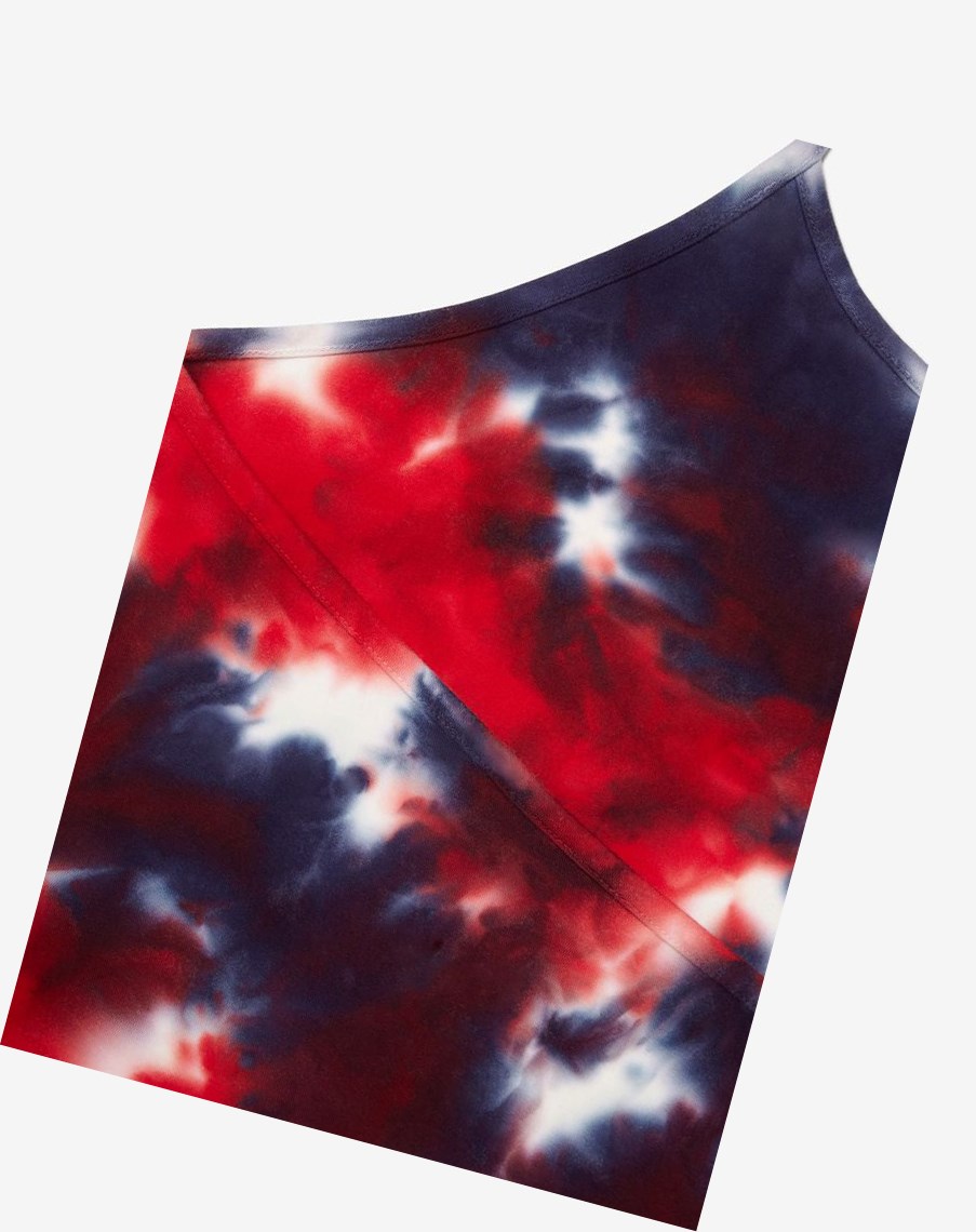 Fila Leah Tie Dye Halter Tank Blancas | 23MAKZVHQ