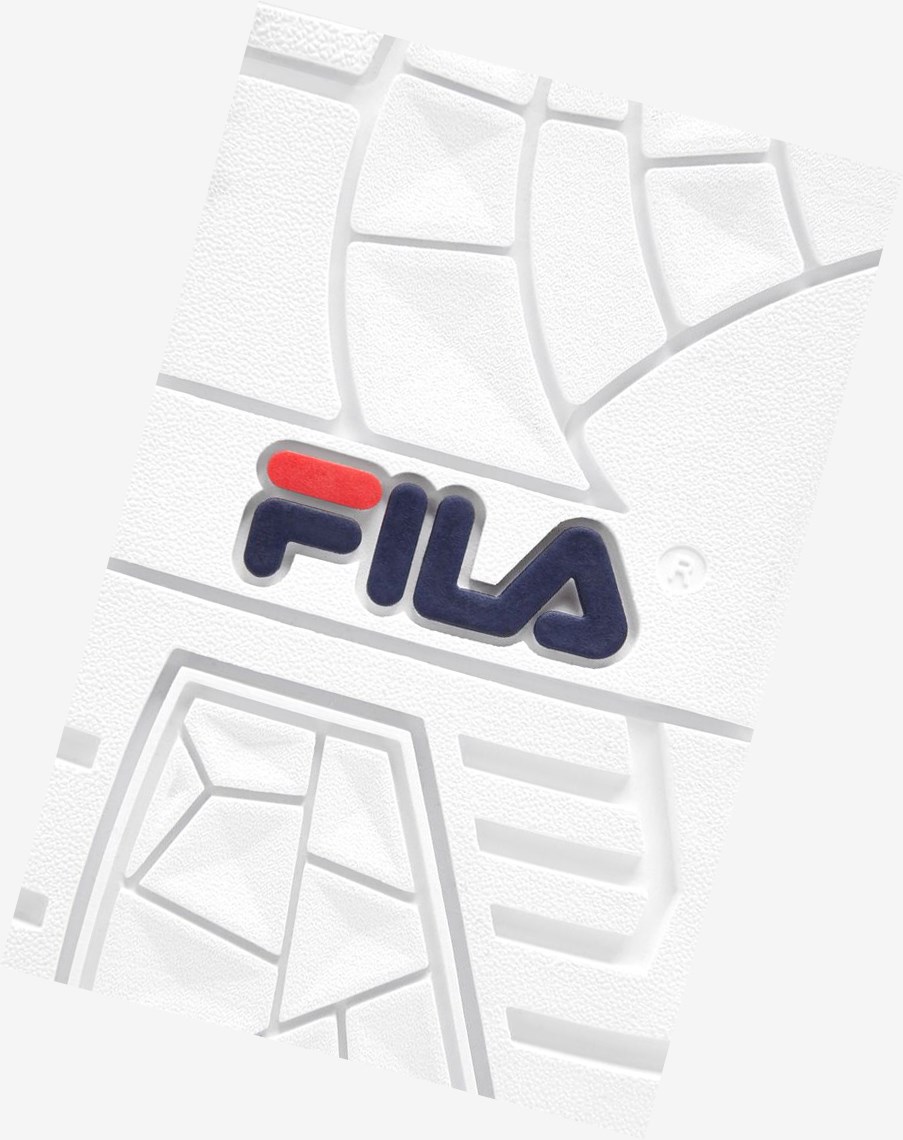 Fila Lnx-100 Sneakers Blancas Azul Marino Rojas | 41MZBHNVL