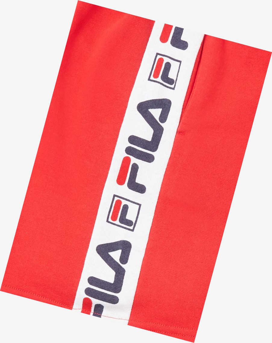 Fila Logo Corta Rojas | 51NKOAYQL