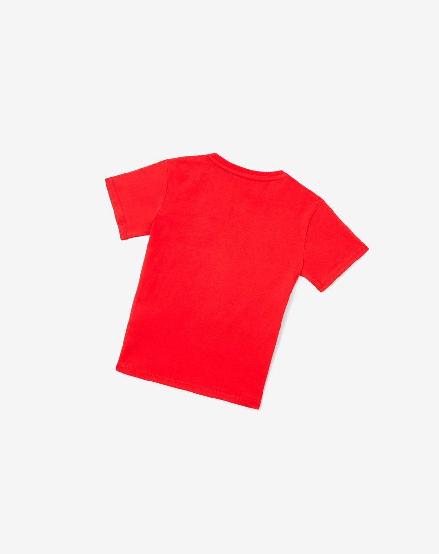 Fila Logo Tee Rojas | 56HKUDAPO