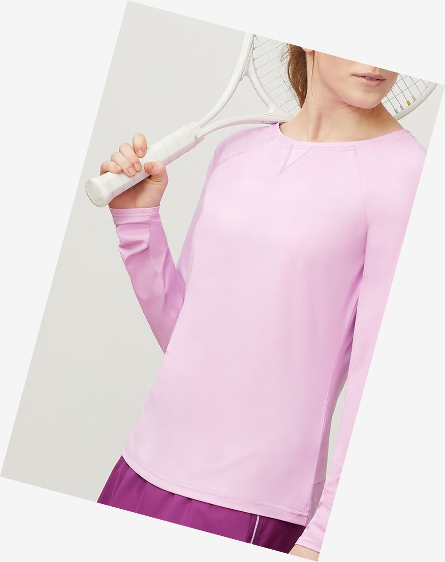 Fila Love, Actually Long Sleeve Top Acidorchid | 72CNZRBWQ