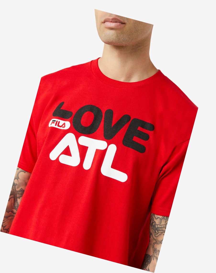 Fila Love Atl Tee Rojas | 58AXEKVHG