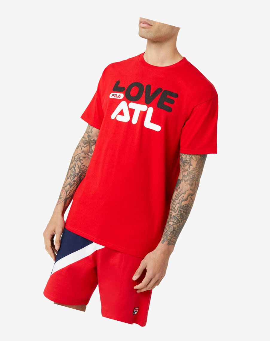 Fila Love Atl Tee Rojas | 58AXEKVHG