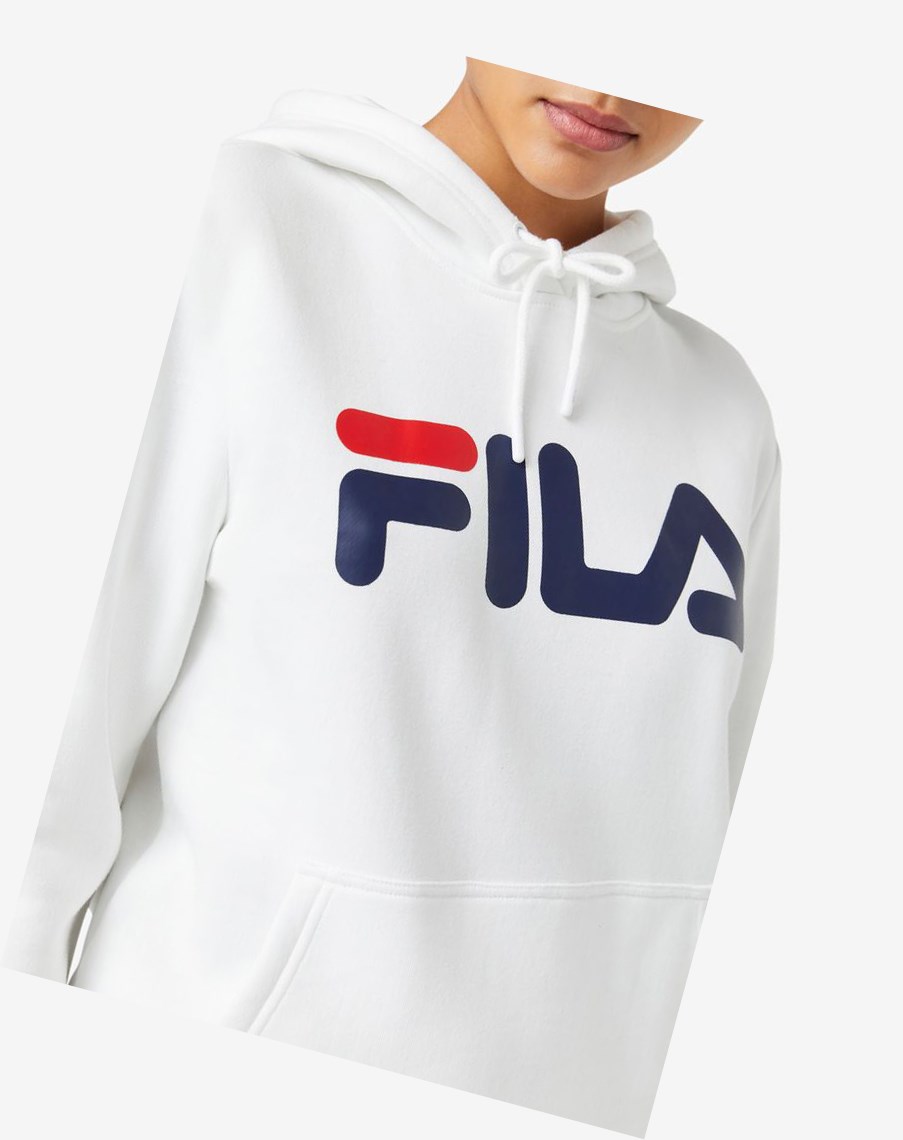 Fila Lucy Hoodie Blancas | 01SQKNHBV