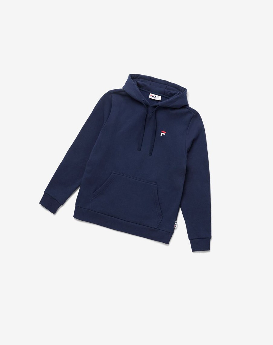 Fila Luka Hoodie 410 Peacoat | 69GQWOPJF