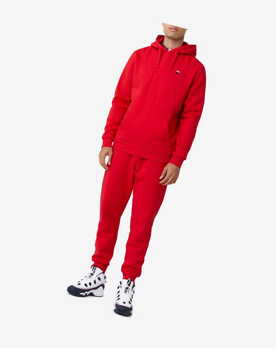 Fila Luka Hoodie Rojas | 98EYGTJXA