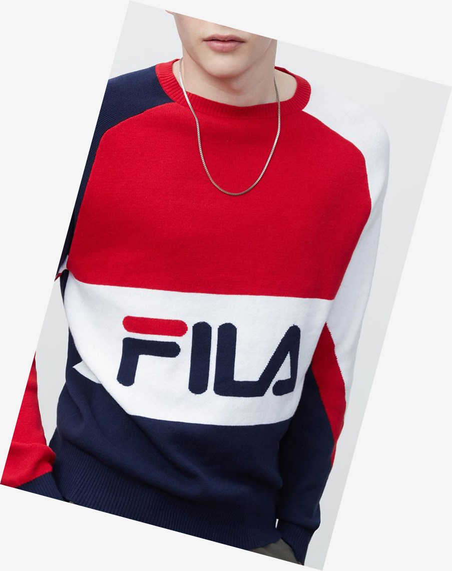 Fila Luke Sueter Peac/Cred/Wht | 89NXEVWFQ