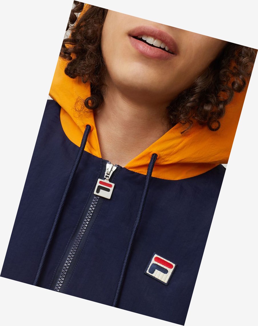 Fila Macker 2 Viento Jacket Peac/Cred/Flor | 50MVHGUIW