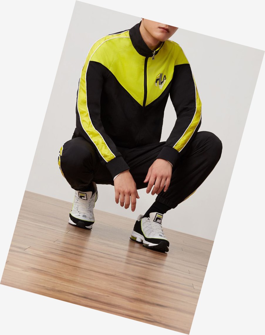 Fila Malcom Pista Suit Jacket Blk/Sulph | 93KQCDRNY