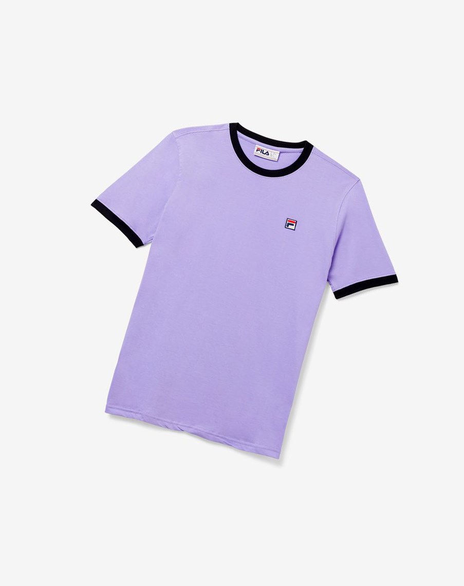 Fila Marconi Ringer Tee 597 Violet Tulip | 73QXPEVTB