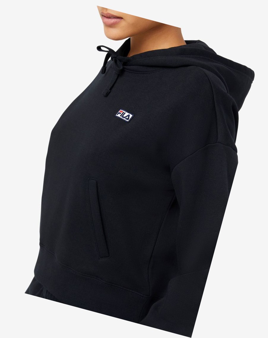 Fila Marina Hoodie Negras | 35XFJBULH