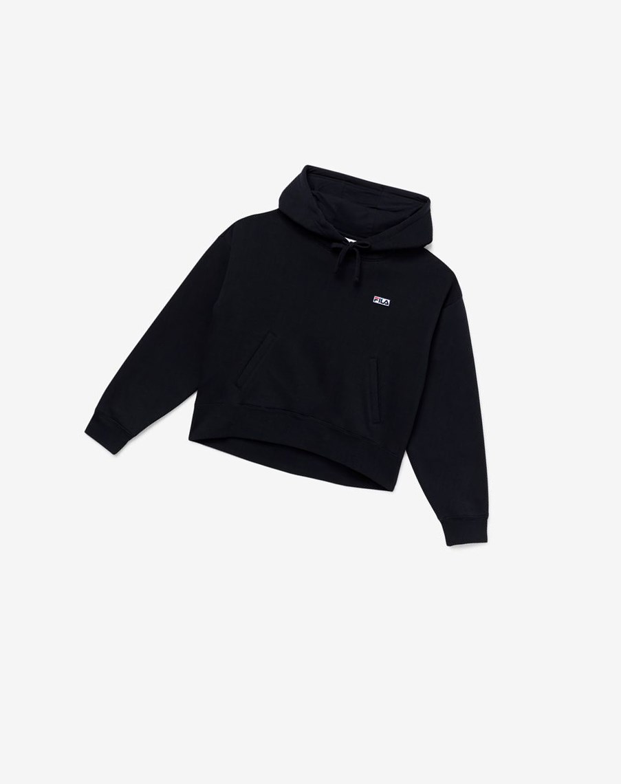 Fila Marina Hoodie Negras | 35XFJBULH