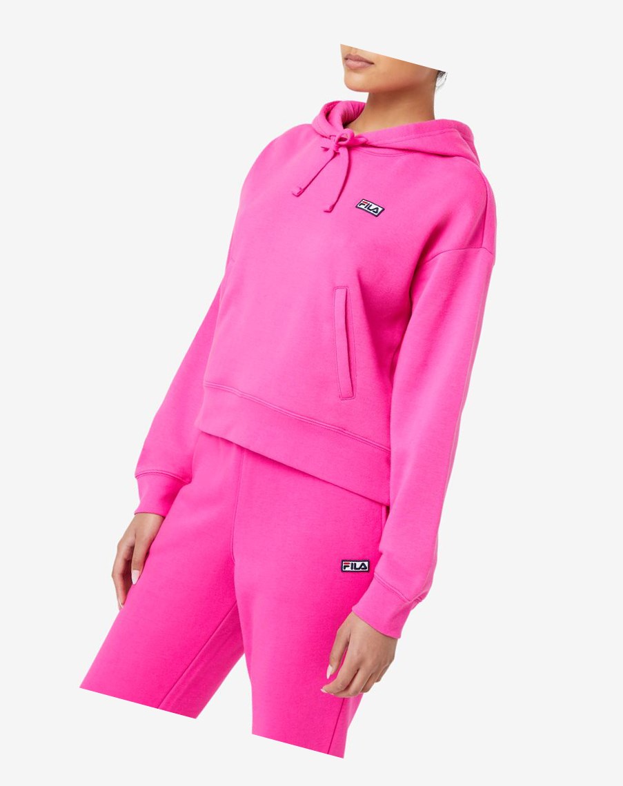 Fila Marina Hoodie Rosas | 16PBAQEGS