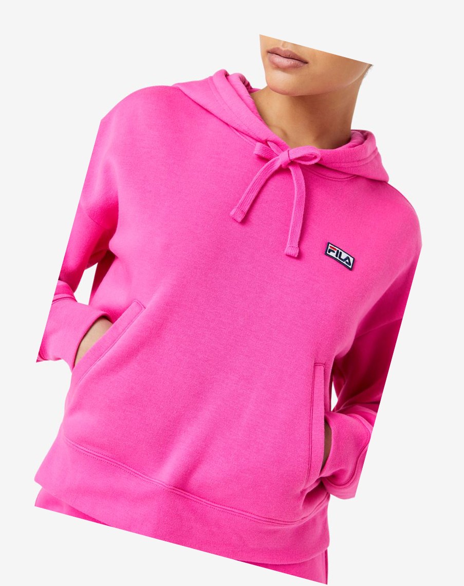 Fila Marina Hoodie Rosas | 20XYEZJTS