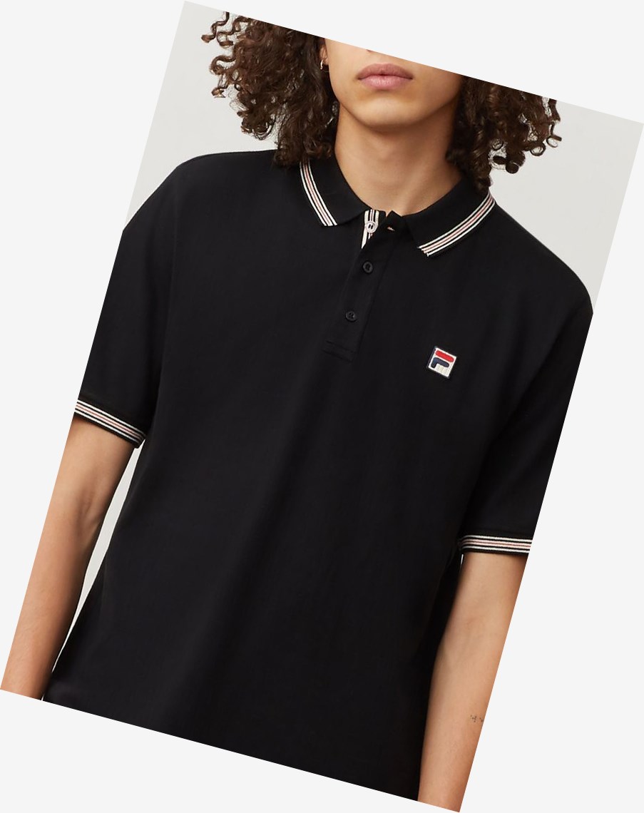 Fila Matcho 3 Polo Negras | 97VRWYNBF