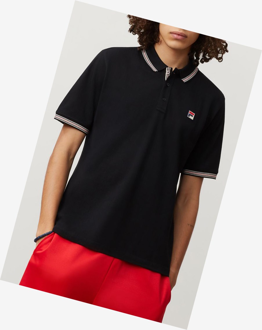 Fila Matcho 3 Polo Negras | 97VRWYNBF