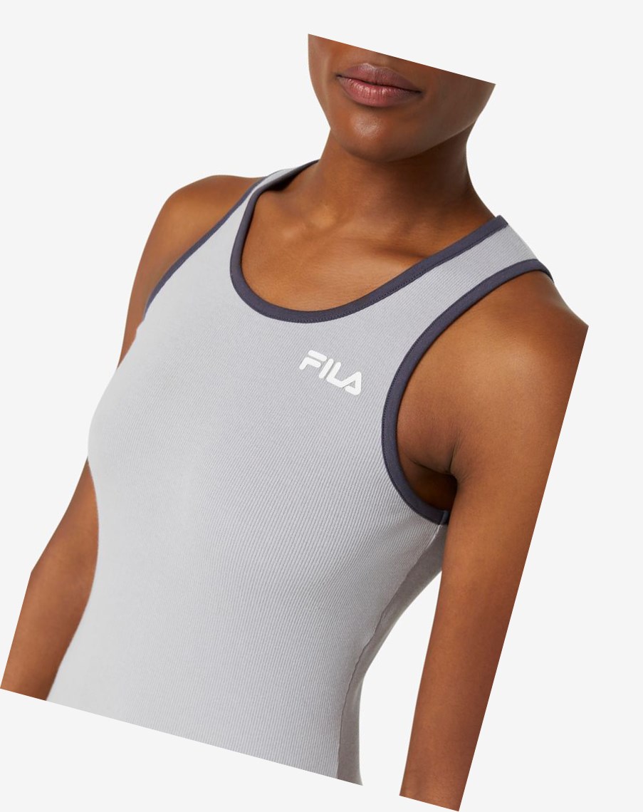 Fila Mattea Vestido Plateadas Blancas | 13LZPKHMA