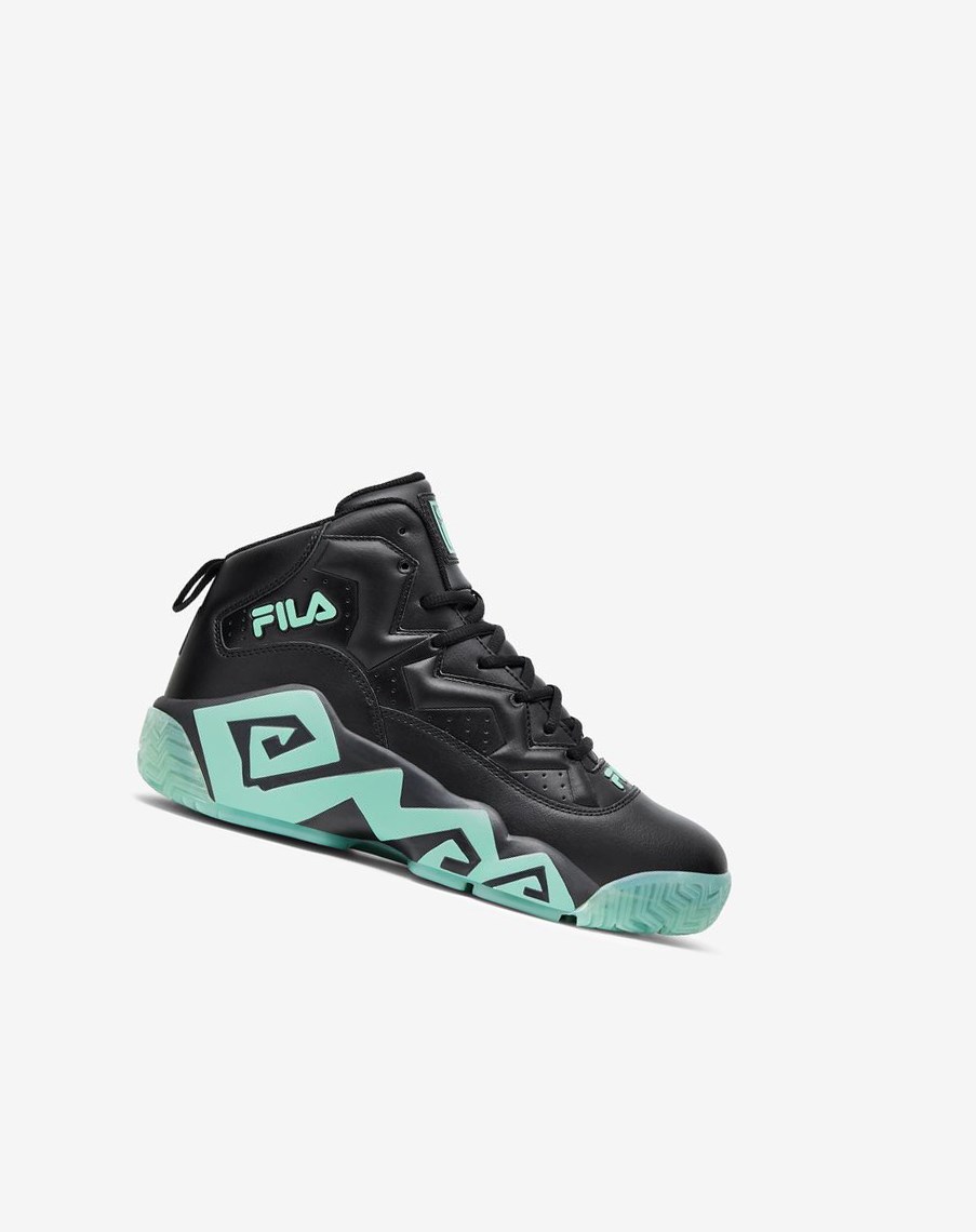 Fila Mb Gid Sneakers Negras Negras Verde Menta | 21MWDYRIF