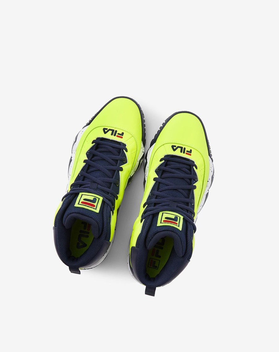 Fila Mb Sneakers Amarillo Azul Marino Blancas | 12LMBCKUV