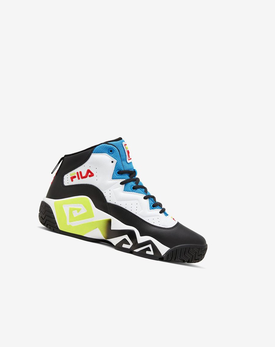 Fila Mb Sneakers Blancas Negras Azules | 05TNAWCXP