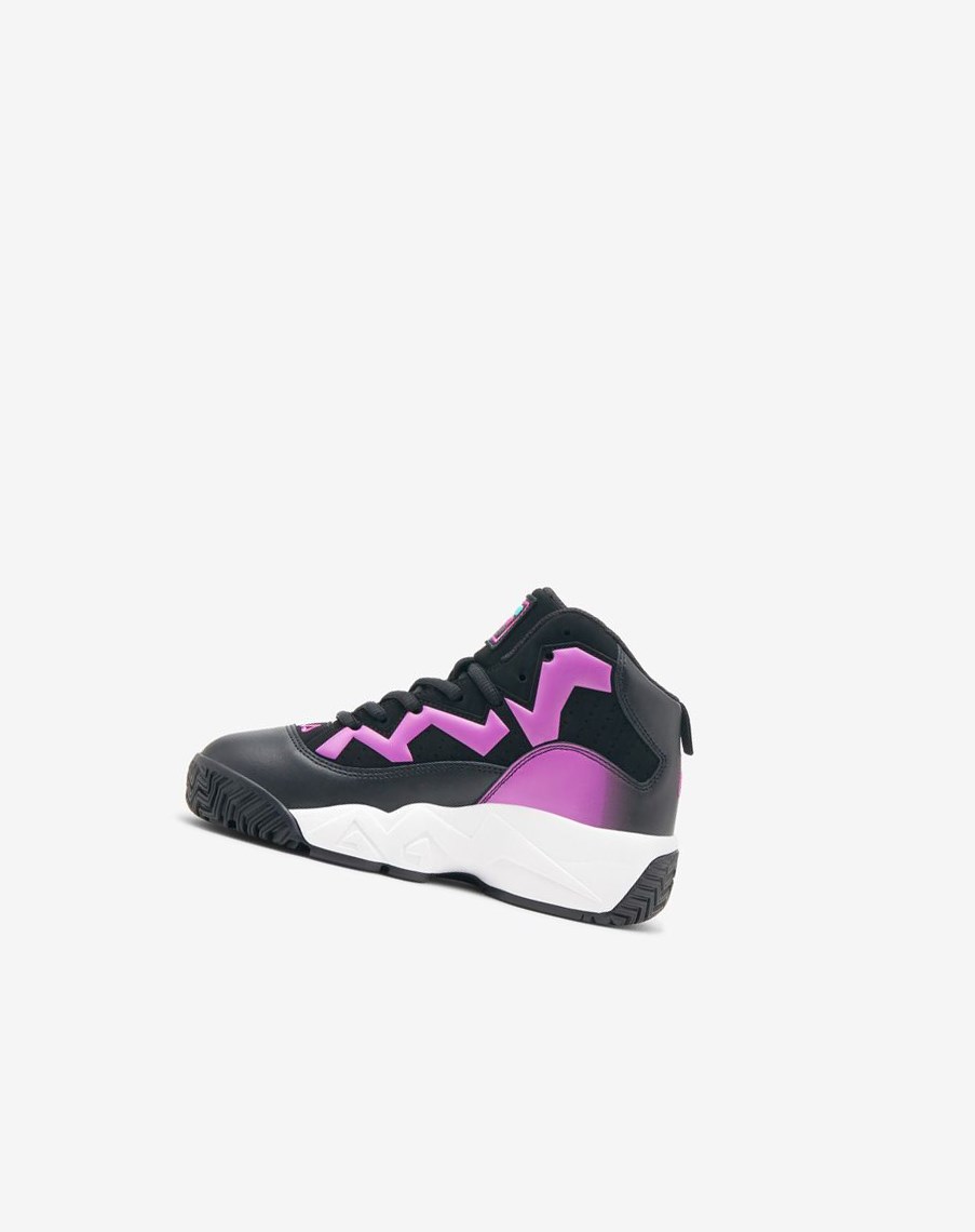 Fila Mb Tenis Shoes Negras Moradas Flores Blancas | 61CQBGAJS