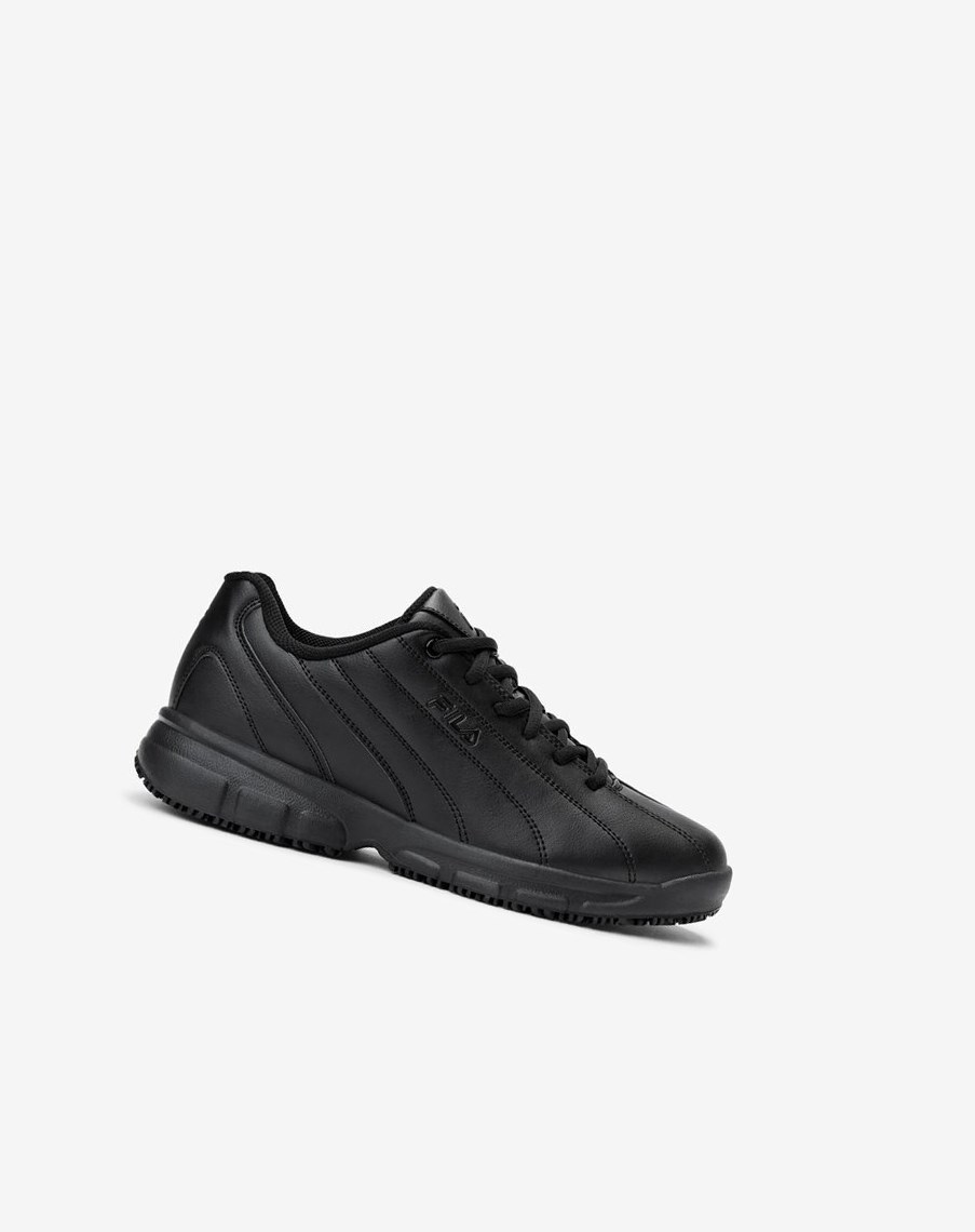 Fila Memory Niteshift Slip Resistant Shoe Casuales Shoes Blk/Blk/Blk | 38UQIAOVC