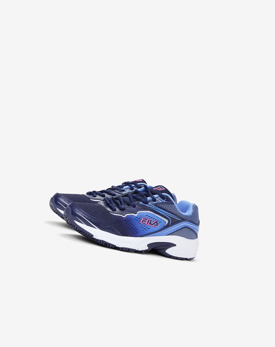 Fila Memory Runtronic Slip Resistant Shoe Casuales Shoes Azul Marino Rosas | 70MPOVDBF