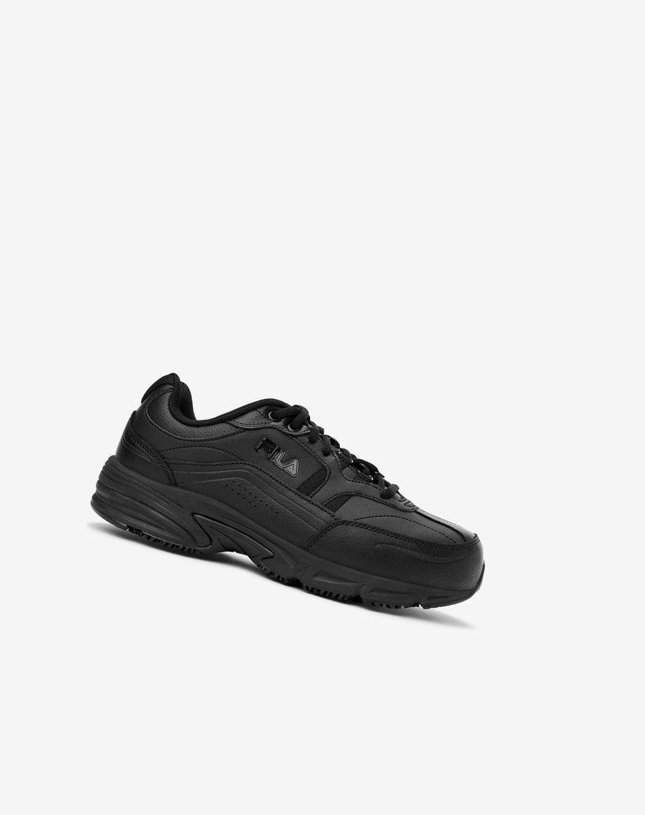 Fila Memory Workshift Slip Resistant Steel Puntera Shoe Boots Blk/Blk/Blk | 19CXMJQKY