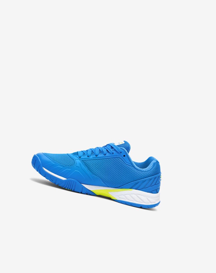 Fila Men’S Volley Zone Tenis Shoes Azules Blancas Amarillo | 07MHVJRCB