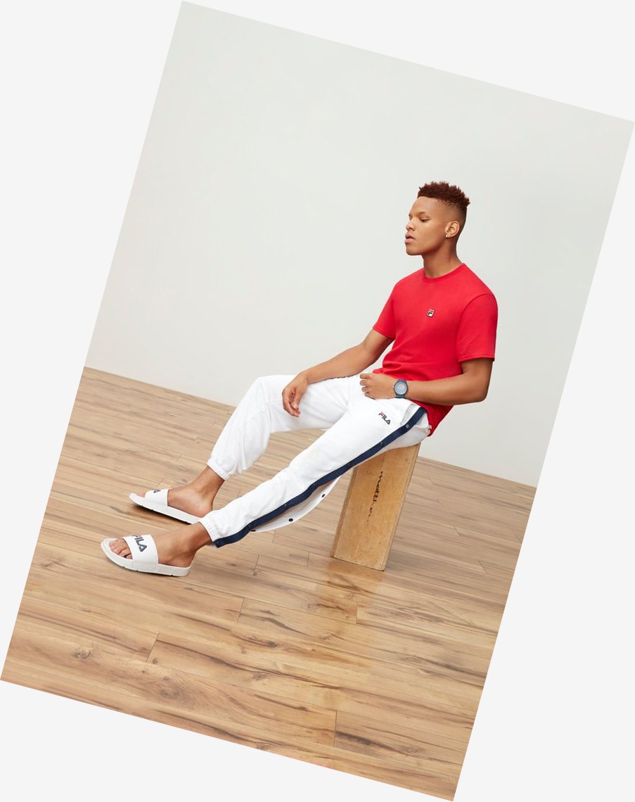 Fila Milo Tear Away Pant Wht/Peac | 74ZCLIXDW