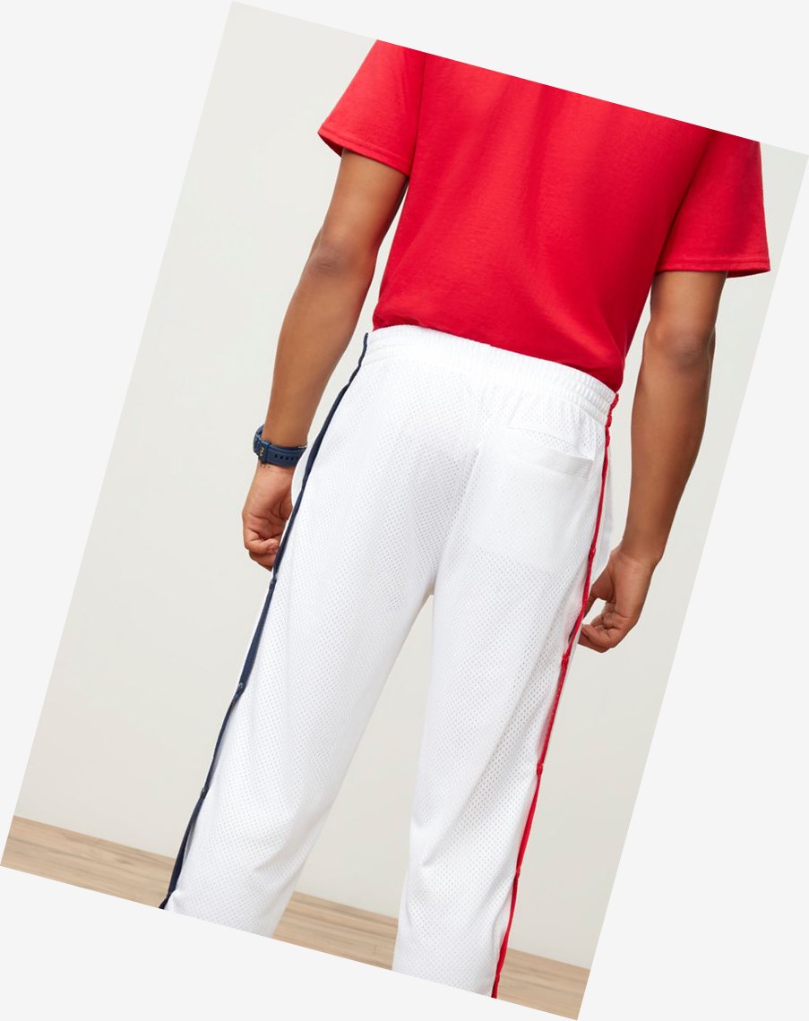 Fila Milo Tear Away Pant Wht/Peac | 74ZCLIXDW