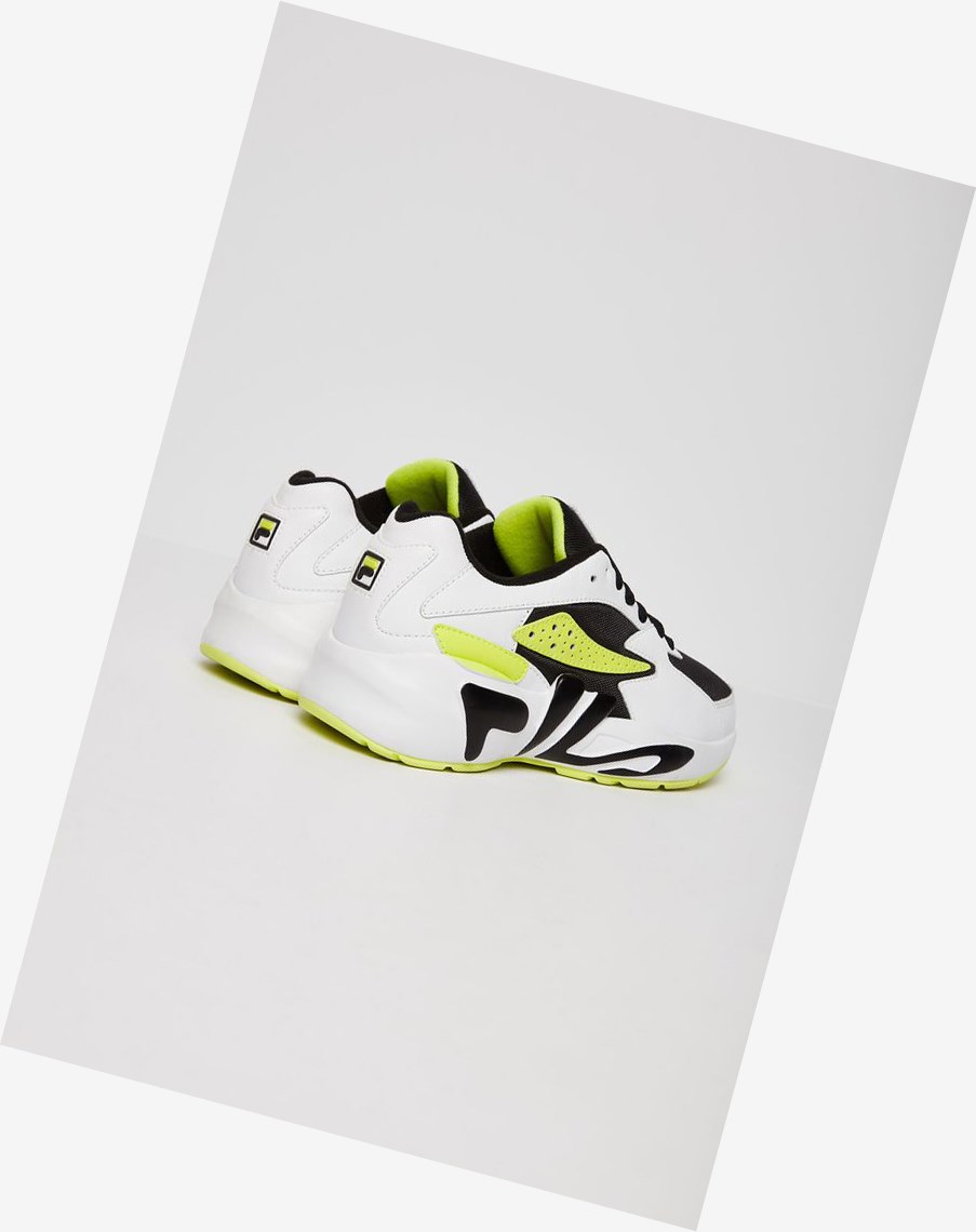 Fila Mindblower Tenis Shoes Blk/Wht/Sfty | 85ZEOICQU