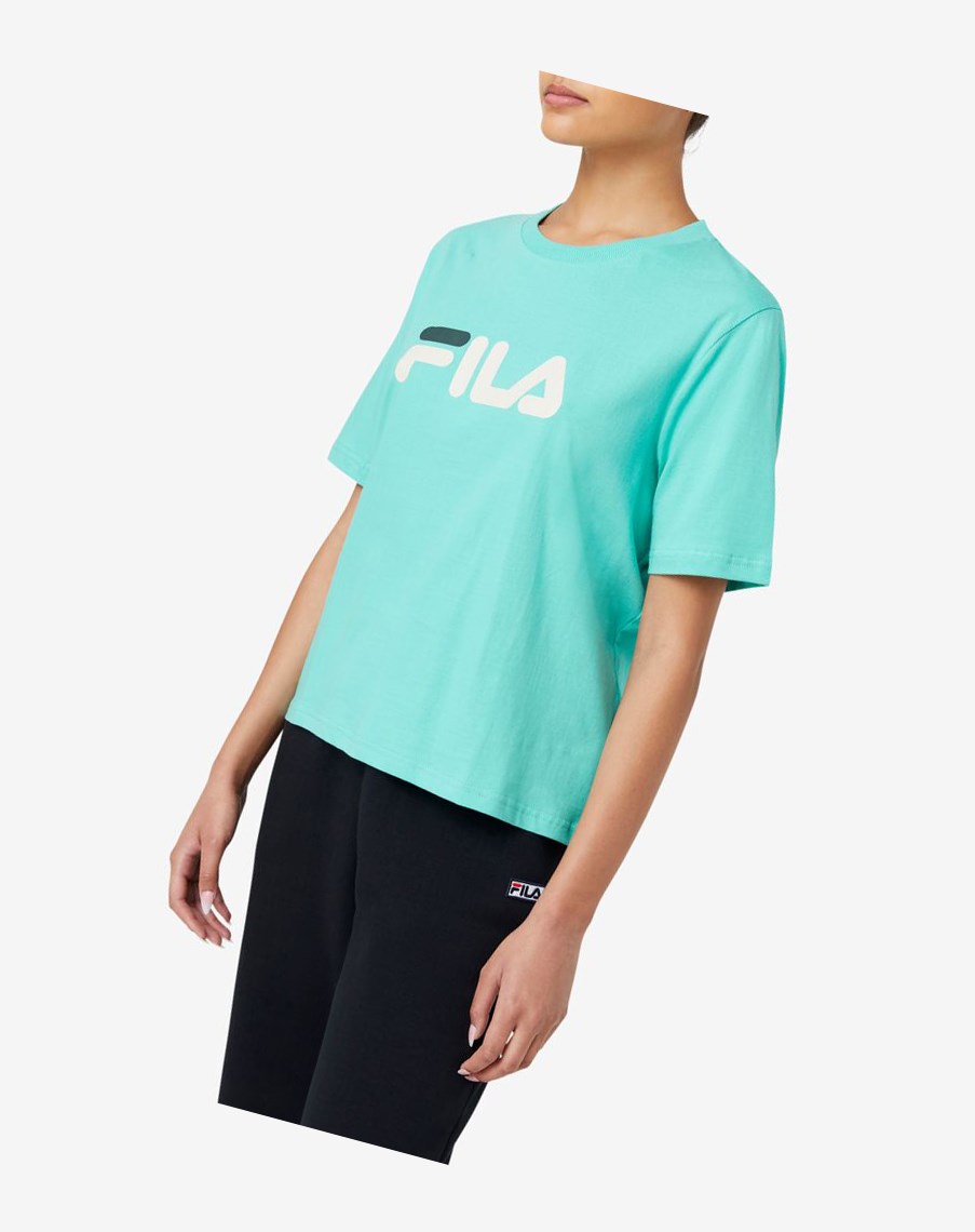 Fila Miss Eagle Tee Azules Turquesa | 06ERSBTFJ