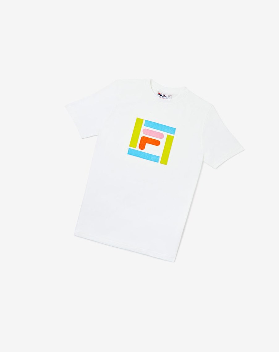 Fila Monique Tee Blancas | 04OMSEKRU