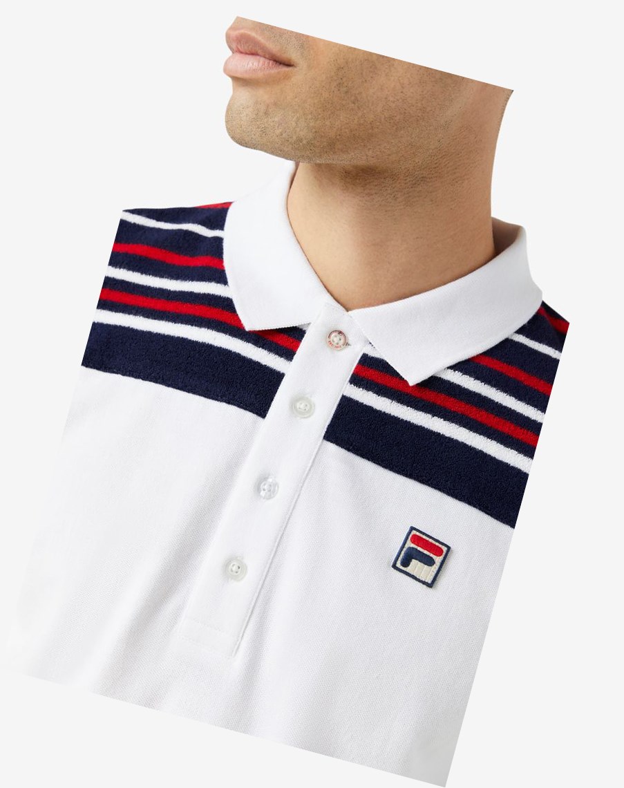 Fila Morganite Polo Blancas | 52KODBFMZ