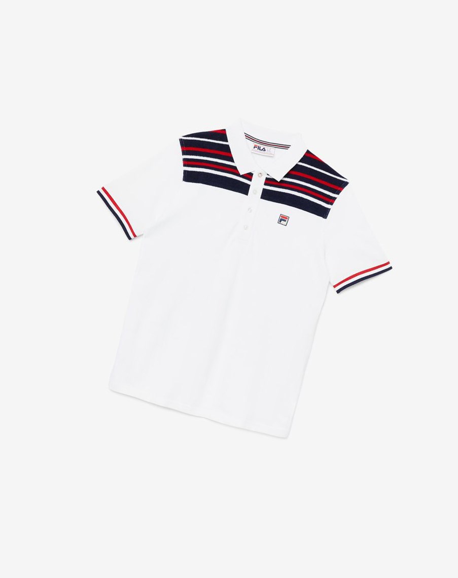 Fila Morganite Polo Blancas | 52KODBFMZ