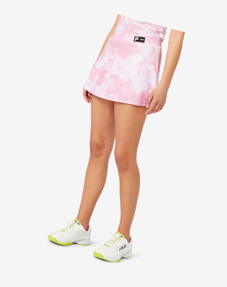 Fila Msgm X Fila Printed Skort Rosas | 04VLTPCWU