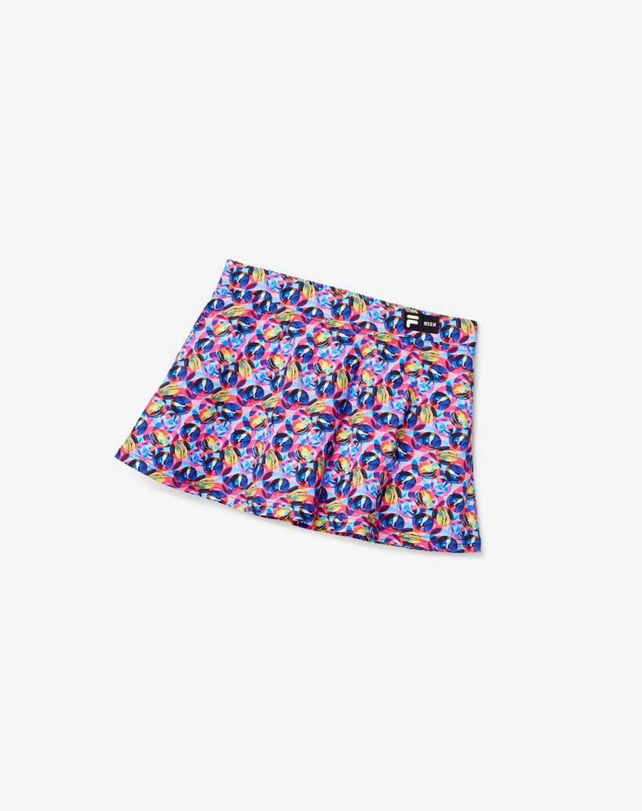 Fila Msgm X Fila Printed Skort Rosas | 23KHLOFUQ