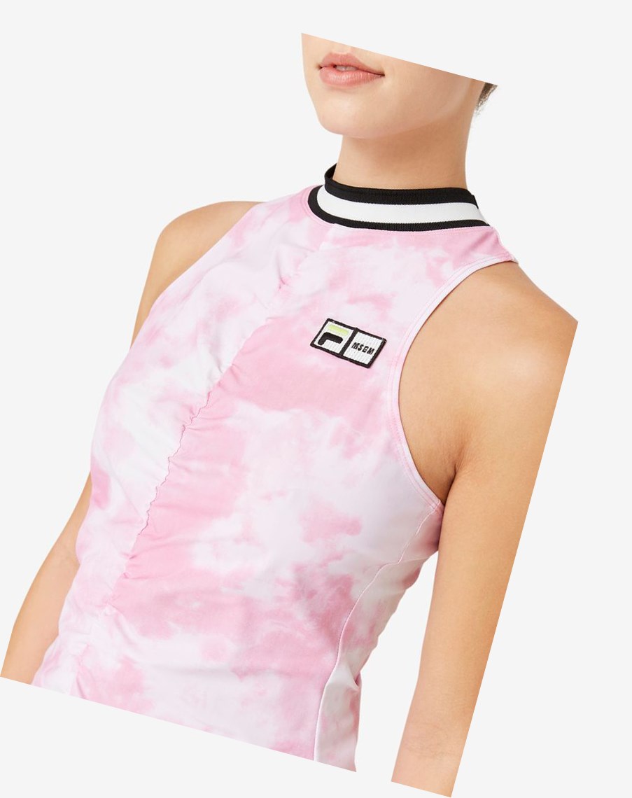 Fila Msgm X Fila Raceback Tank Rosas | 25MIBCYSW