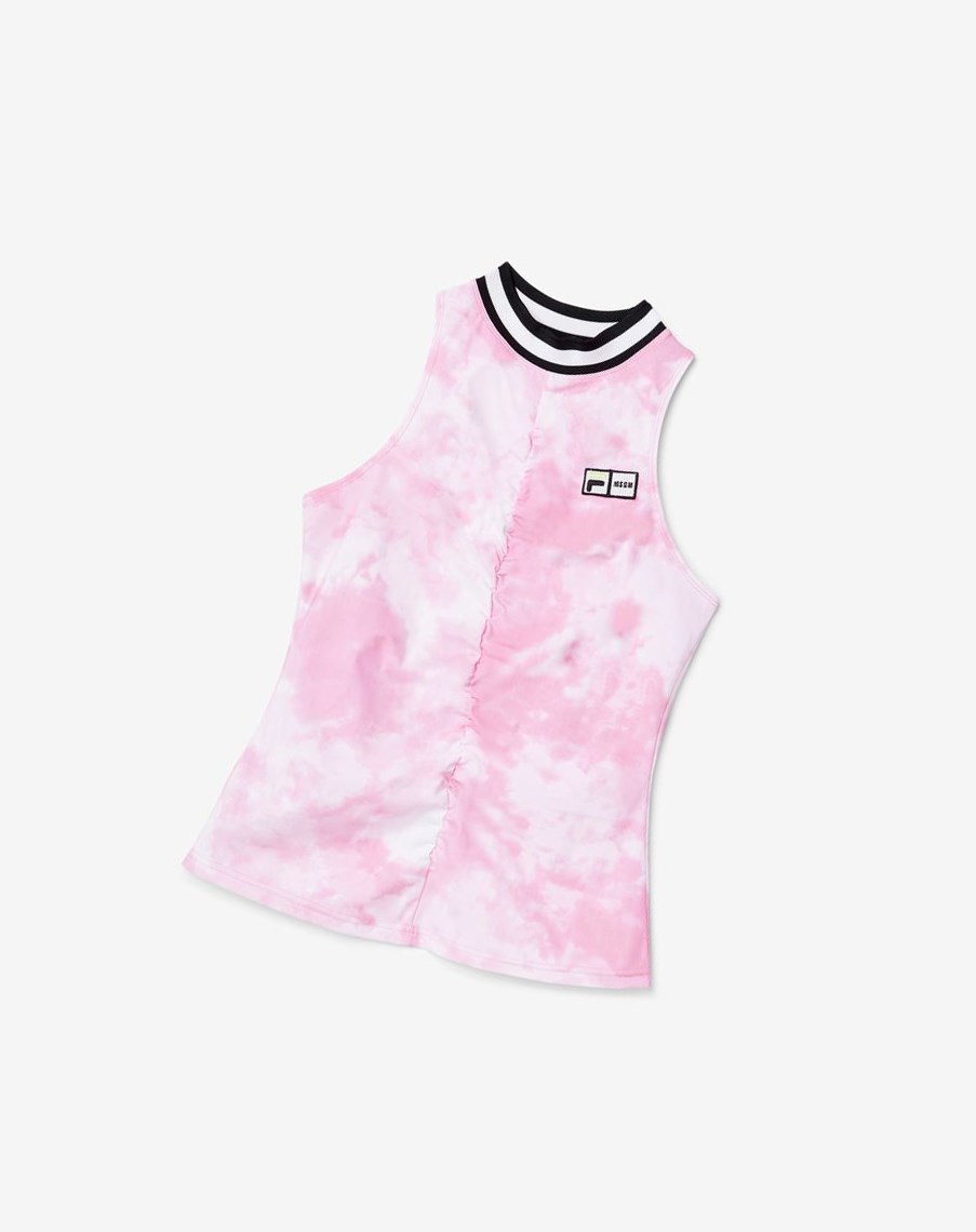 Fila Msgm X Fila Raceback Tank Rosas | 25MIBCYSW