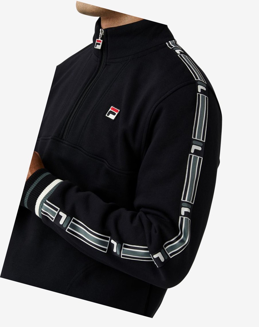 Fila Murray 1/2 Zip Negras | 78QURAKED