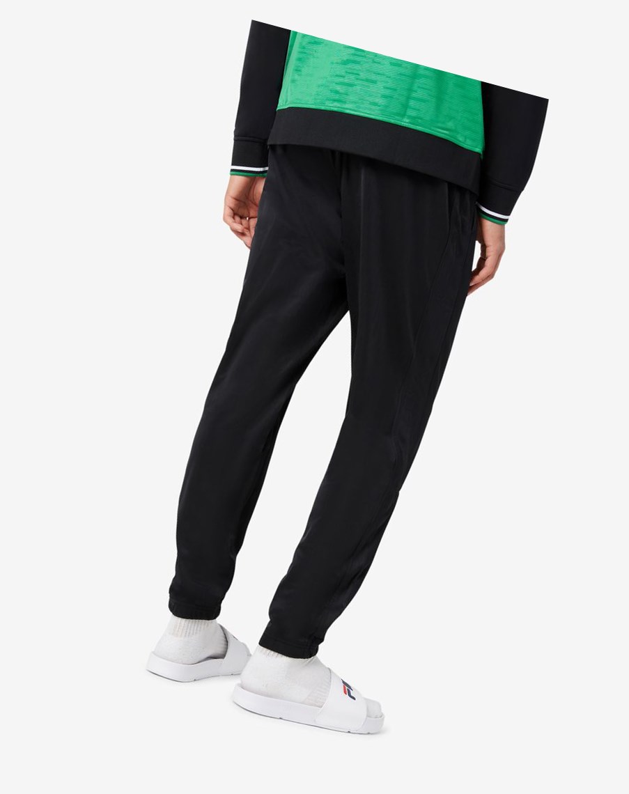 Fila Nigeria Pista Pant Negras Blancas | 20BXQZIFS