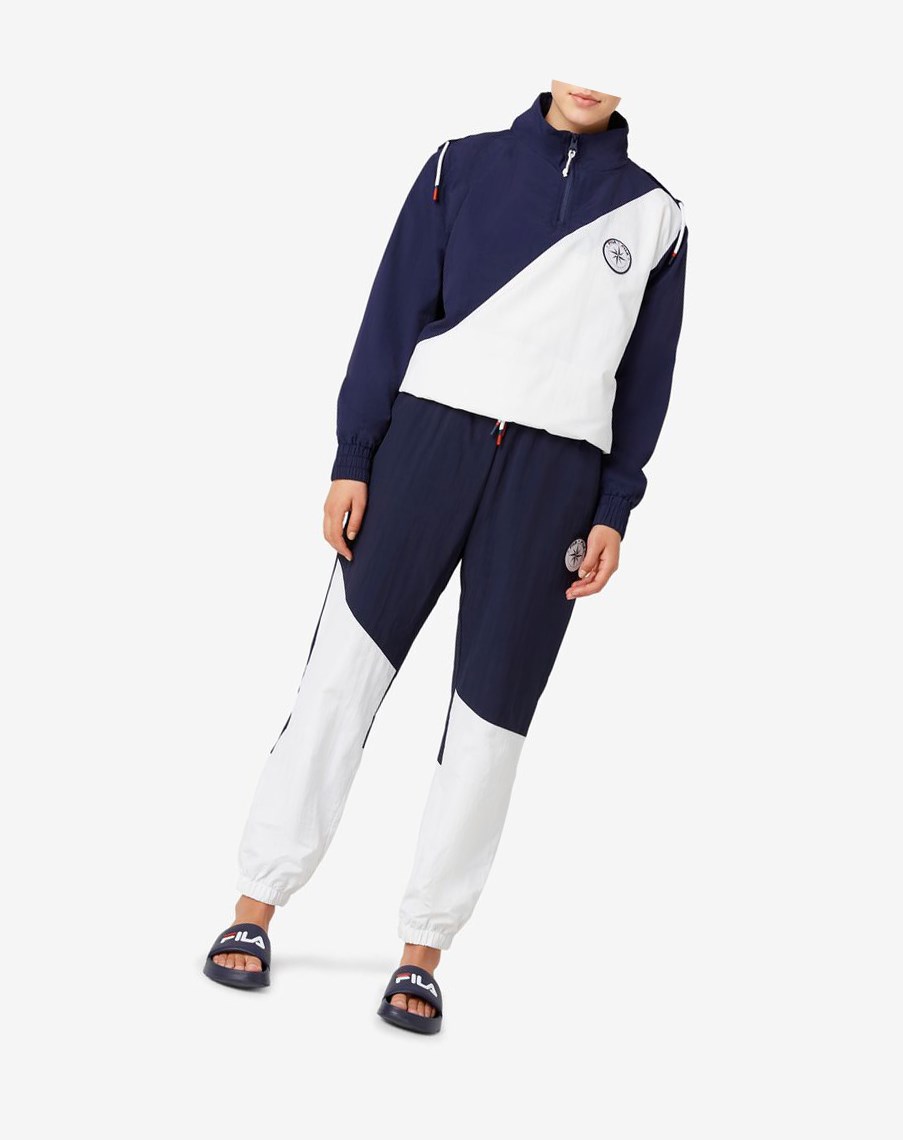 Fila Novella Windpant Blancas | 09WKPRZBC