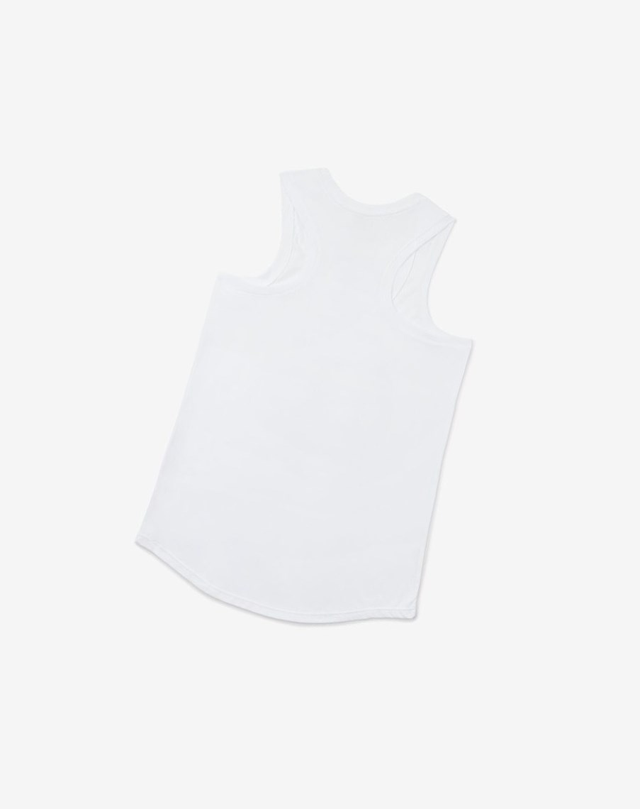 Fila Nyc Globe Tank Blancas | 04RMWQIOA