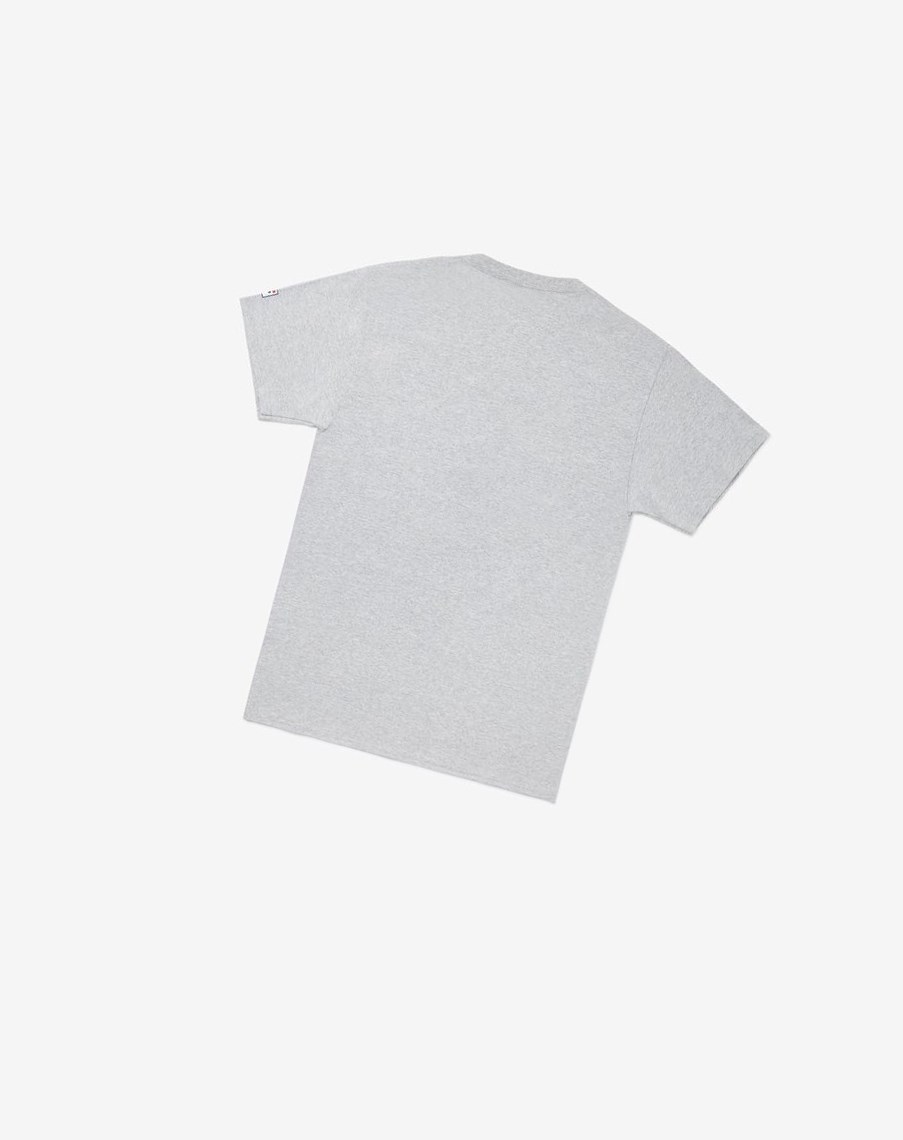 Fila Nyc Globe Tee Gris | 74PAIDLOU