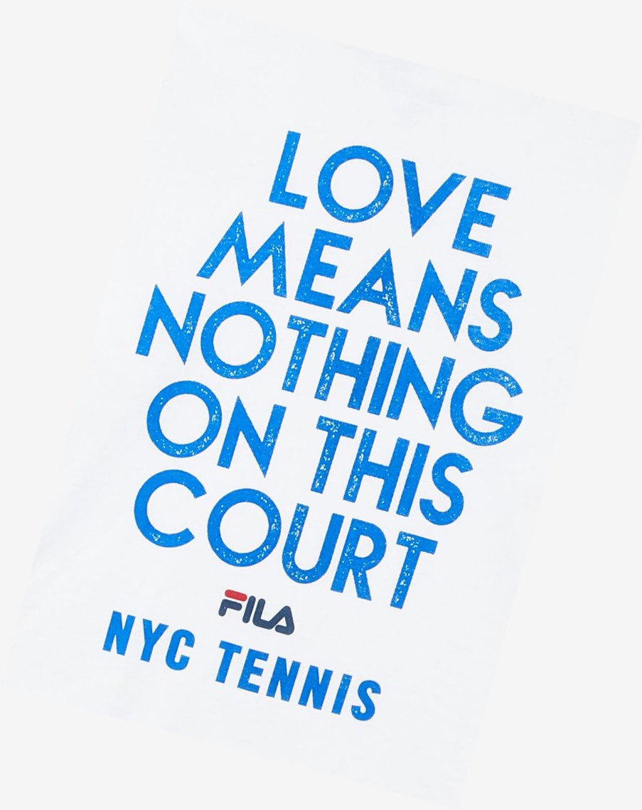 Fila Nyc Loves Means Crops Long Sleeve Blancas | 39FPVICBY