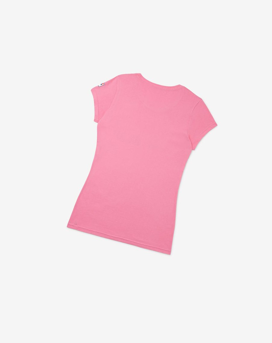 Fila Nyc Tenis Shimmer Tee Rosas | 13JKTDEMI