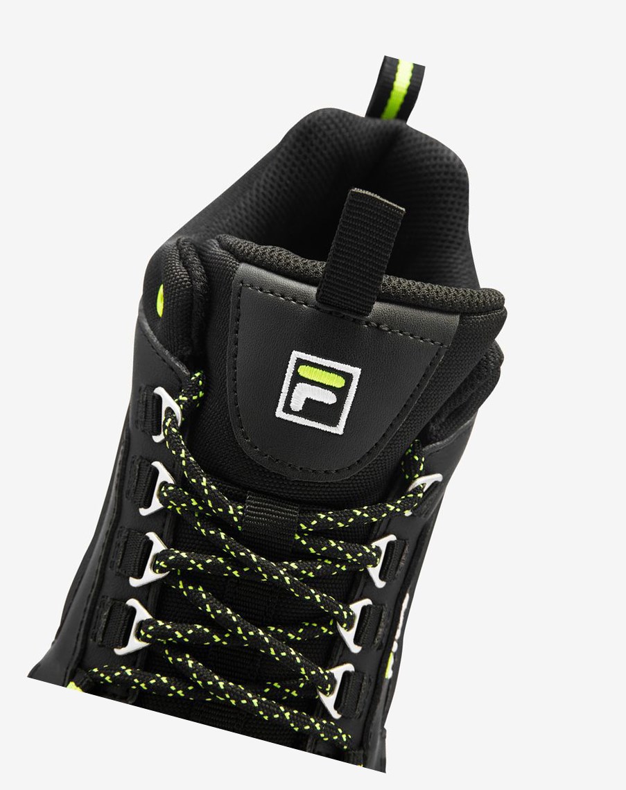 Fila Oakmont Tr Mid Sneakers Blk/Sfty/Msil | 05TCEVIMW