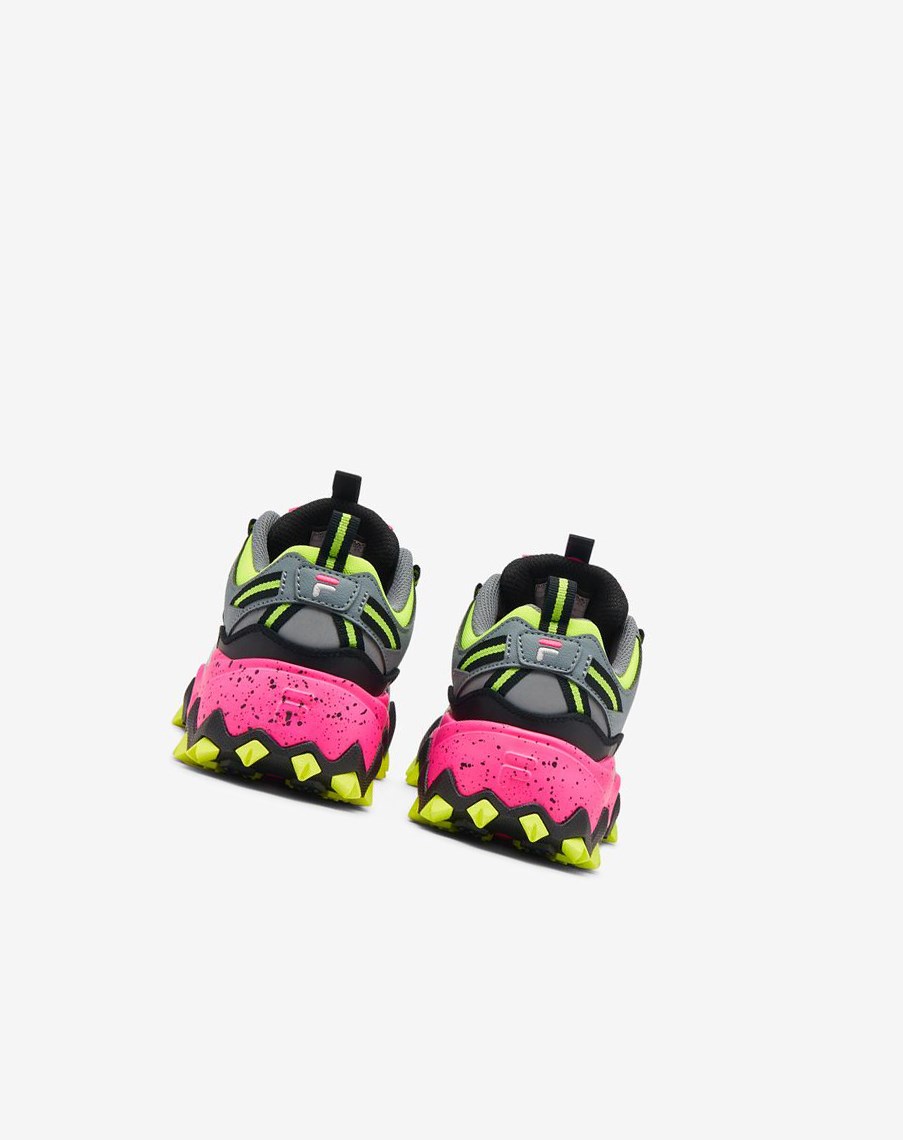 Fila Oakmont Tr Sneakers Ggry/Blk/Pglo | 46SMEZUBV