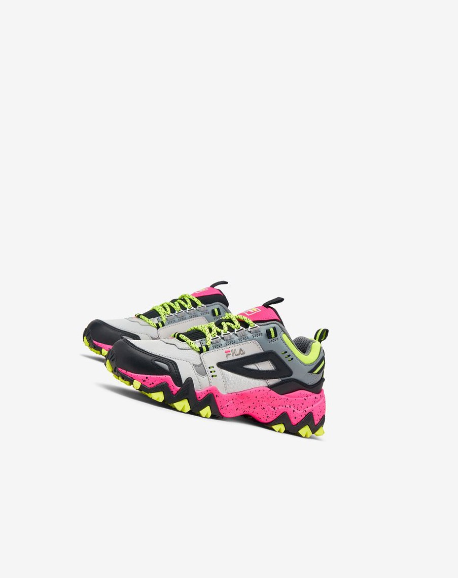 Fila Oakmont Tr Sneakers Ggry/Blk/Pglo | 61NMJQDWI